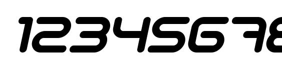 Sci fied 2002 italic Font, Number Fonts