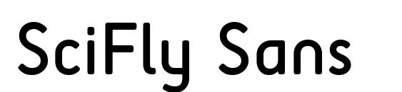 Шрифт SciFly Sans