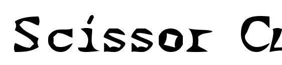 шрифт Scissor Cuts 2, бесплатный шрифт Scissor Cuts 2, предварительный просмотр шрифта Scissor Cuts 2
