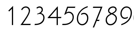 Scogin Regular Font, Number Fonts
