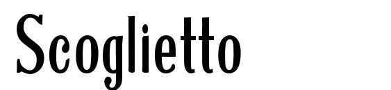 шрифт Scoglietto, бесплатный шрифт Scoglietto, предварительный просмотр шрифта Scoglietto
