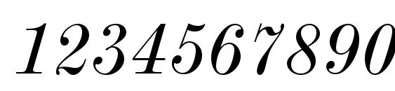 Scotch Roman MT Italic Font, Number Fonts