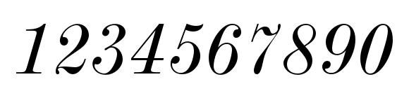 ScotchRomanMTStd Italic Font, Number Fonts