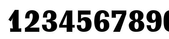 ScoutDB Normal Font, Number Fonts