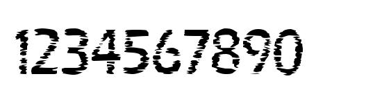 Scratch Board Font, Number Fonts