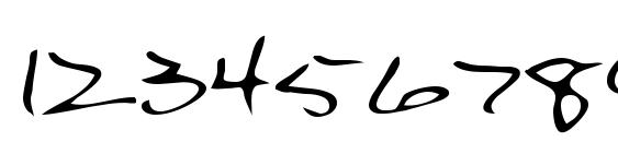 Scrawl Font, Number Fonts