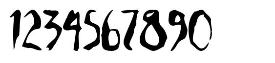 Scrawn Font, Number Fonts