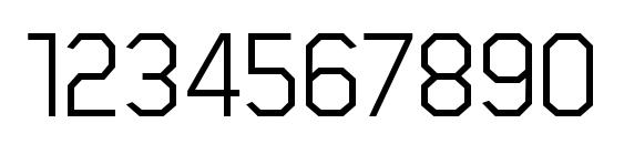 Scriber Regular Font, Number Fonts