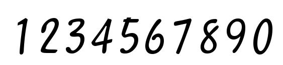 Script 12 Pitch BT Font, Number Fonts