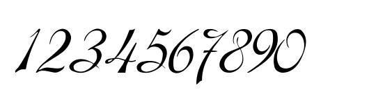 SCRIPT 9 Font, Number Fonts