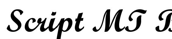 шрифт Script MT Bold, бесплатный шрифт Script MT Bold, предварительный просмотр шрифта Script MT Bold