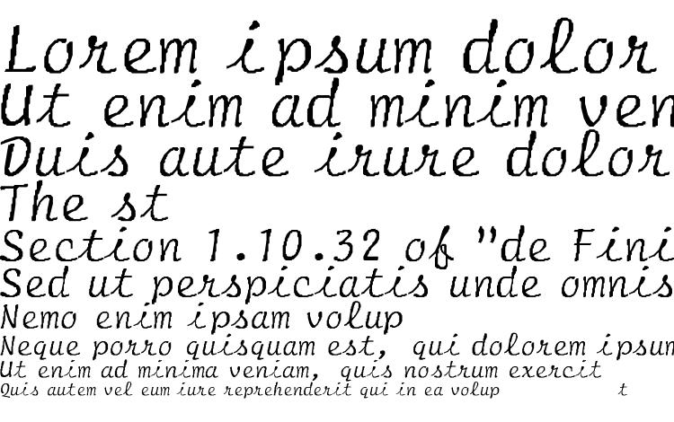 specimens Script Normal Italic font, sample Script Normal Italic font, an example of writing Script Normal Italic font, review Script Normal Italic font, preview Script Normal Italic font, Script Normal Italic font