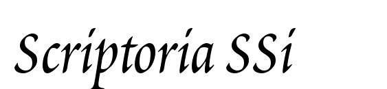 шрифт Scriptoria SSi, бесплатный шрифт Scriptoria SSi, предварительный просмотр шрифта Scriptoria SSi