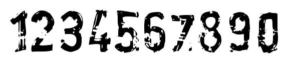 Scroonge Font, Number Fonts