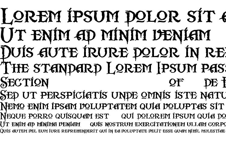 specimens Scurlock font, sample Scurlock font, an example of writing Scurlock font, review Scurlock font, preview Scurlock font, Scurlock font