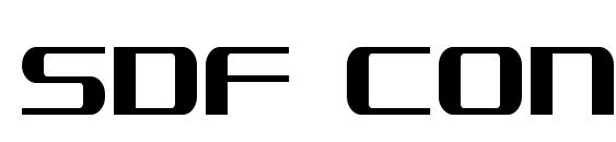 SDF Condensed Font