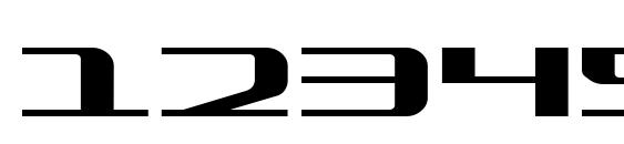 SDF Expanded Font, Number Fonts