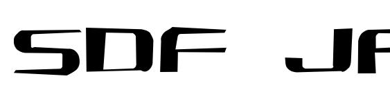 SDF Jagged Font