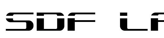 SDF Laser font, free SDF Laser font, preview SDF Laser font