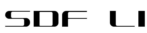 SDF Light Font
