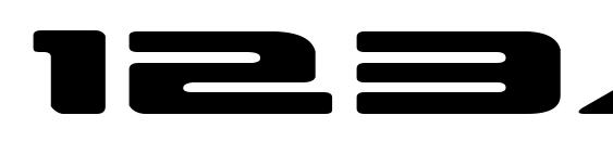 Sea Dog 2001 Expanded Font, Number Fonts