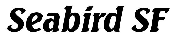 Seabird SF Bold Italic Font