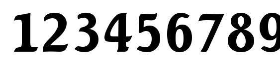 Seagull Bold BT Font, Number Fonts