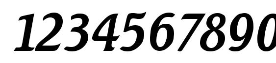 Seagull Italic Font, Number Fonts