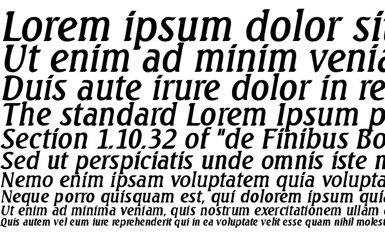 specimens Seagull Italic font, sample Seagull Italic font, an example of writing Seagull Italic font, review Seagull Italic font, preview Seagull Italic font, Seagull Italic font