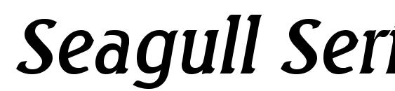 шрифт Seagull Serial RegularItalic DB, бесплатный шрифт Seagull Serial RegularItalic DB, предварительный просмотр шрифта Seagull Serial RegularItalic DB