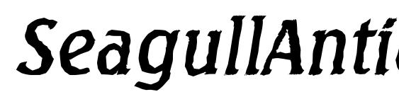 SeagullAntique Italic font, free SeagullAntique Italic font, preview SeagullAntique Italic font