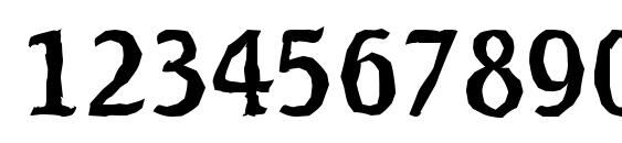 SeagullAntique Regular Font, Number Fonts