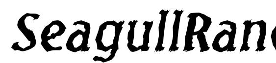 SeagullRandom Italic font, free SeagullRandom Italic font, preview SeagullRandom Italic font