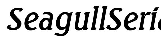 SeagullSerial Italic font, free SeagullSerial Italic font, preview SeagullSerial Italic font