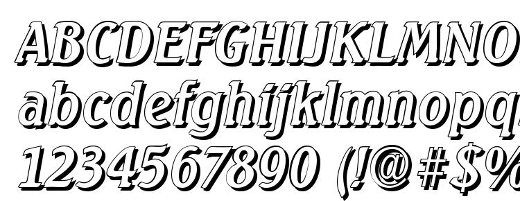 глифы шрифта SeagullShadow Italic, символы шрифта SeagullShadow Italic, символьная карта шрифта SeagullShadow Italic, предварительный просмотр шрифта SeagullShadow Italic, алфавит шрифта SeagullShadow Italic, шрифт SeagullShadow Italic