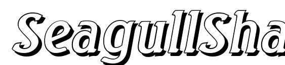 SeagullShadow Italic font, free SeagullShadow Italic font, preview SeagullShadow Italic font