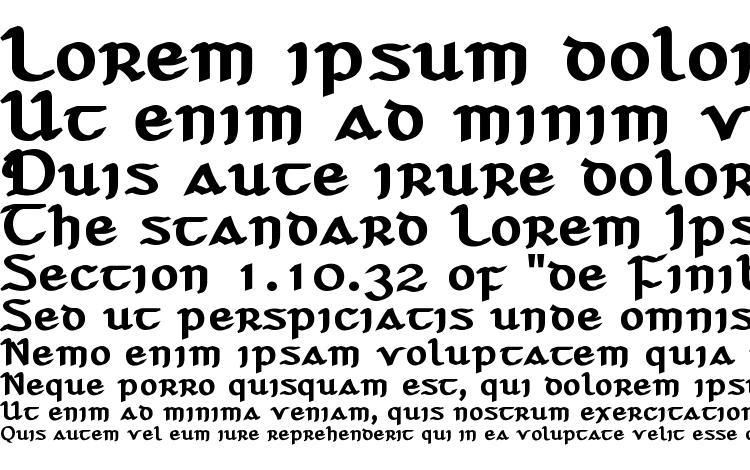 specimens Seanchló dubh font, sample Seanchló dubh font, an example of writing Seanchló dubh font, review Seanchló dubh font, preview Seanchló dubh font, Seanchló dubh font