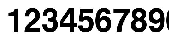 Seas Font, Number Fonts