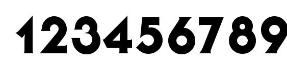 Sebastian Heavy Regular Font, Number Fonts