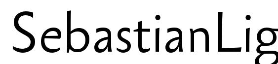 шрифт SebastianLight, бесплатный шрифт SebastianLight, предварительный просмотр шрифта SebastianLight