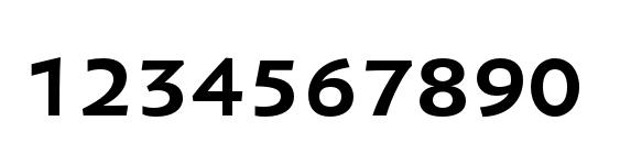 SebastianLightSC Bold Font, Number Fonts