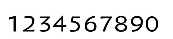 SebastianLightSC Font, Number Fonts