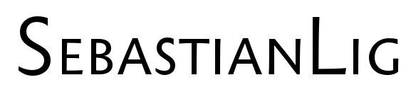шрифт SebastianLightSC, бесплатный шрифт SebastianLightSC, предварительный просмотр шрифта SebastianLightSC