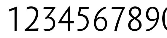 SebastianLightUCF Font, Number Fonts