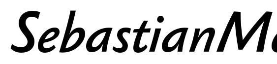 SebastianMedium Italic font, free SebastianMedium Italic font, preview SebastianMedium Italic font