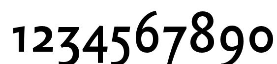 SebastianMedium Font, Number Fonts