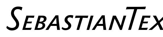 Шрифт SebastianTextSC Italic