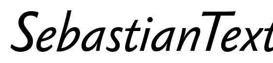 Шрифт SebastianTextUCF Italic