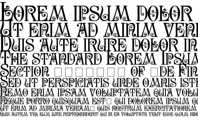 specimens Secesjapl font, sample Secesjapl font, an example of writing Secesjapl font, review Secesjapl font, preview Secesjapl font, Secesjapl font