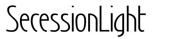 SecessionLight font, free SecessionLight font, preview SecessionLight font